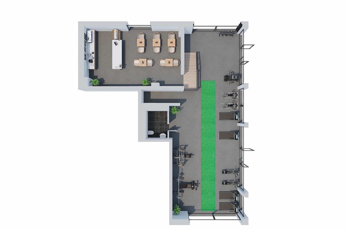 3 D Floor Plan Fitness