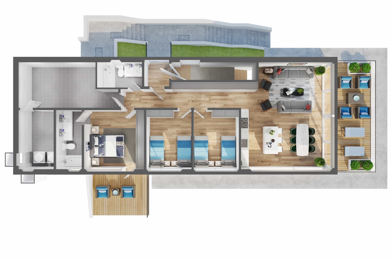 Floor Plan 3 D House