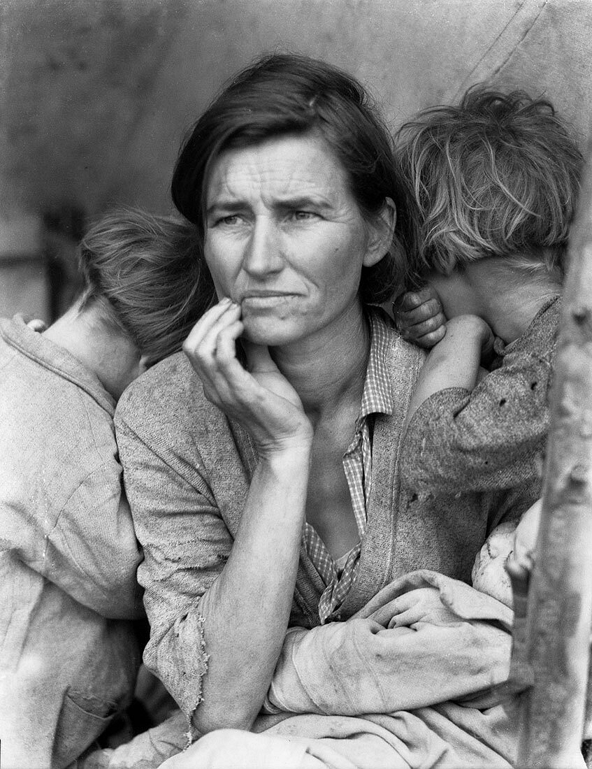 Dorothea lange migrant mother nipomo california 1936