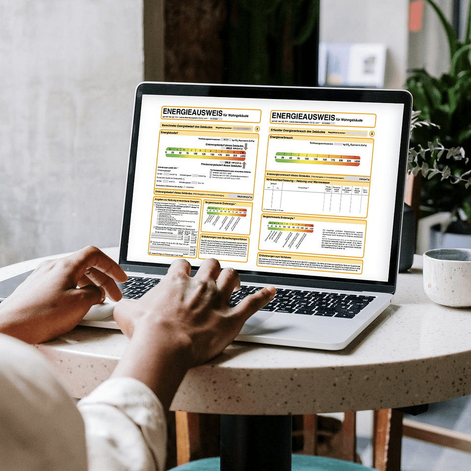 Website energy certificate